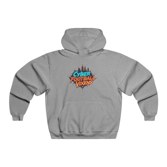 Cyber Football Vixens Hoodie - Retro Futuristic Sweatshirt for Gamers & Sports Fans