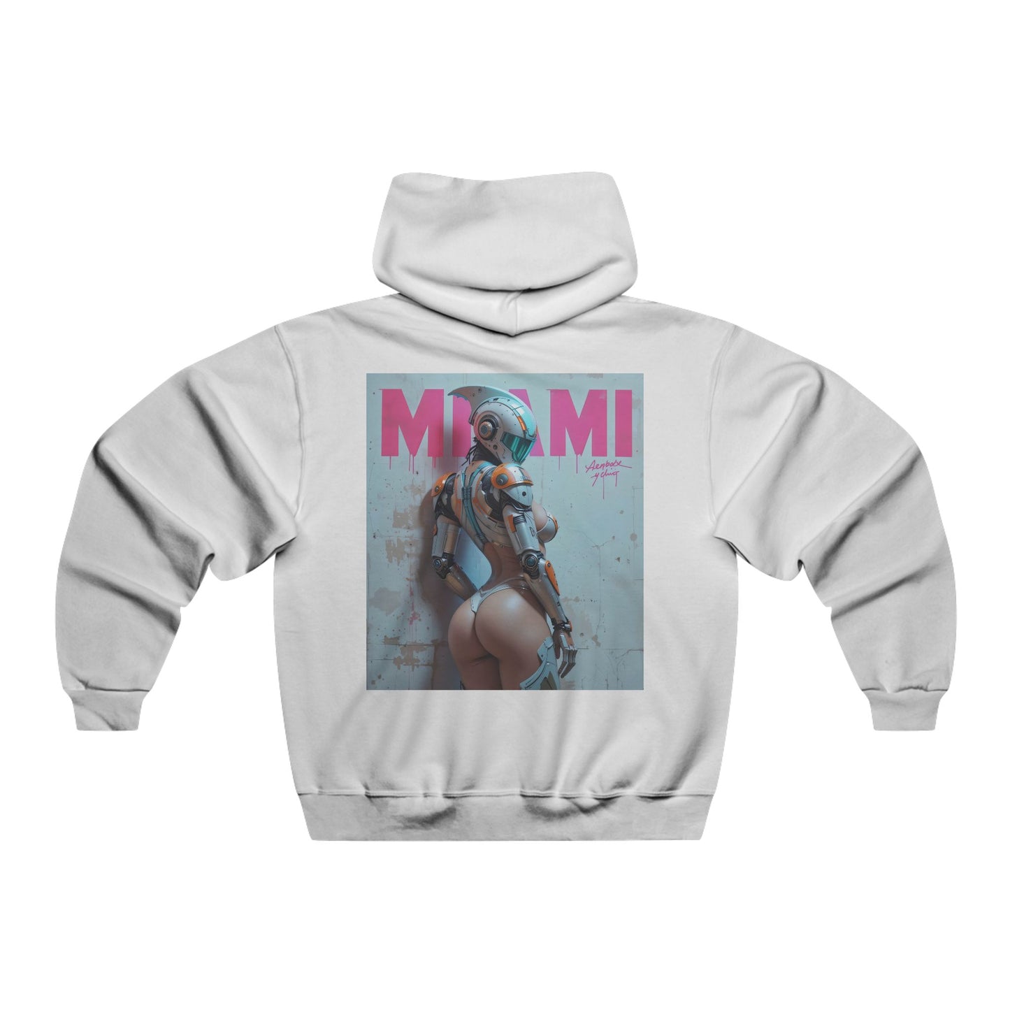 Cyber Football Vixens Hoodie - Retro Futuristic Sweatshirt for Gamers & Sports Fans