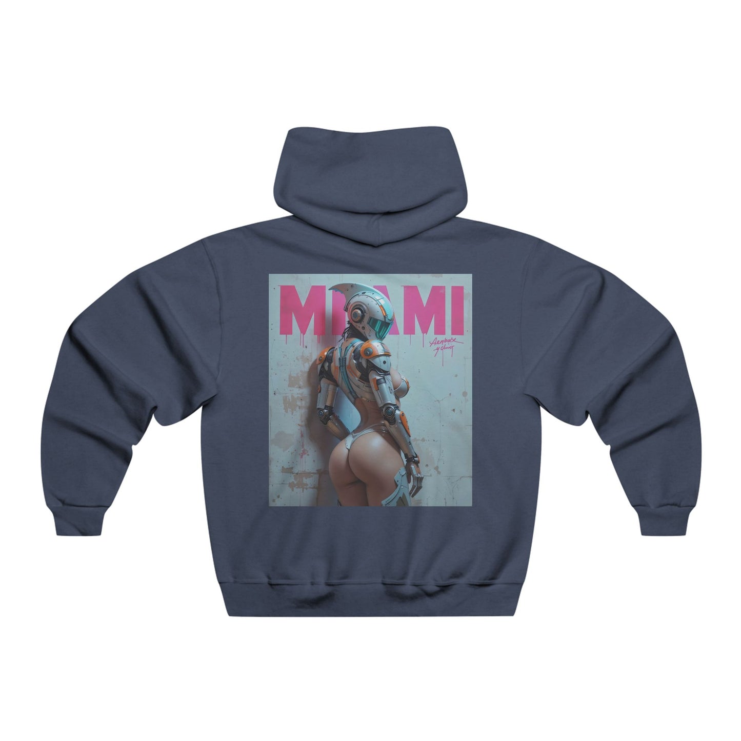 Cyber Football Vixens Hoodie - Retro Futuristic Sweatshirt for Gamers & Sports Fans