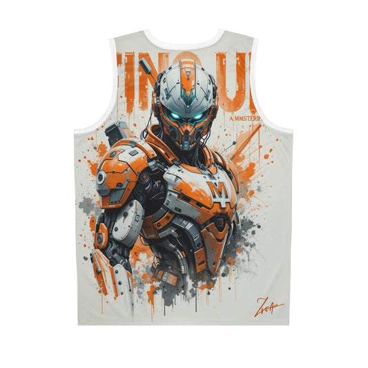 Futuristic Basketball Jersey | Cool Robot Design for Sports Fans