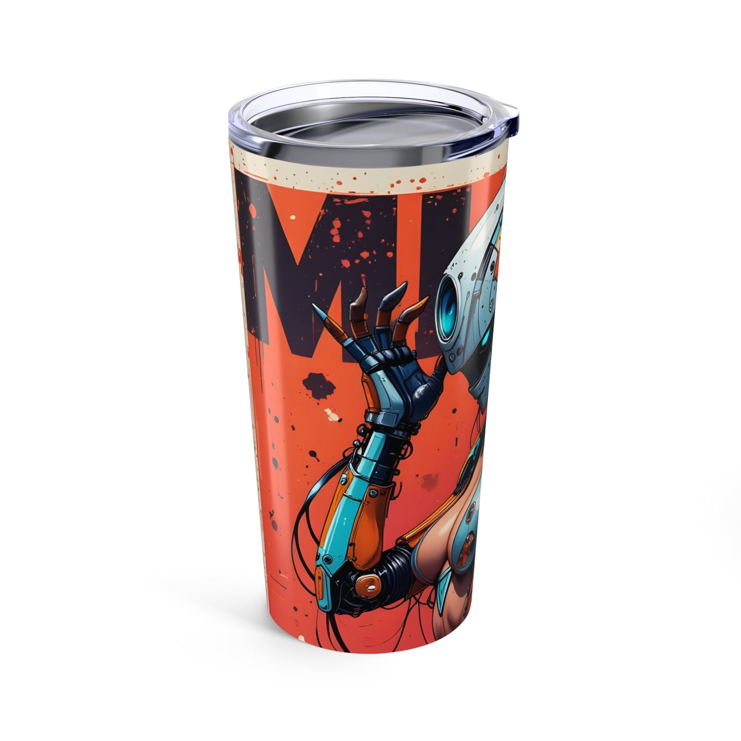 Futuristic 20oz Tumbler with Bold Graphics - Perfect for Sci-Fi Fans
