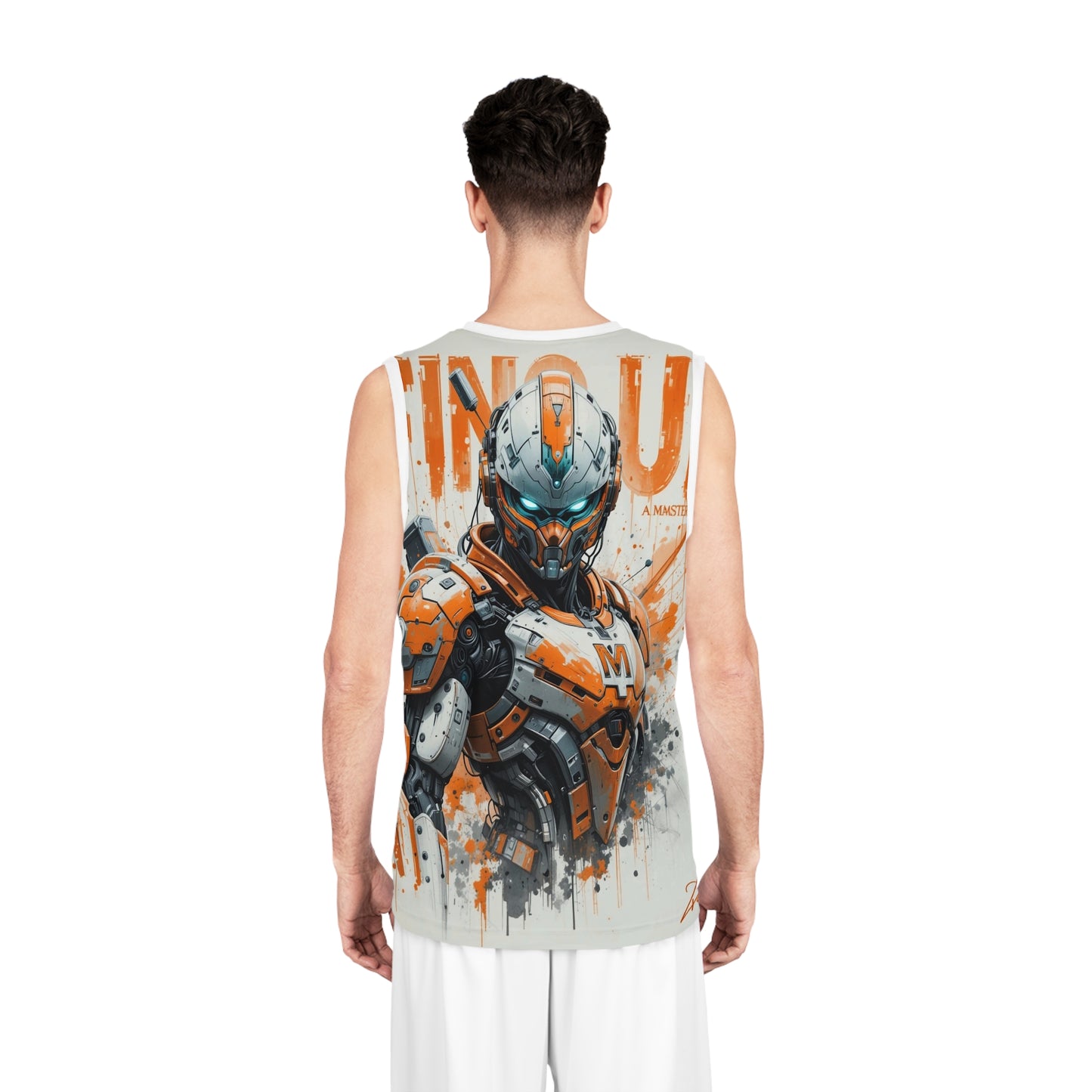 Futuristic Basketball Jersey | Cool Robot Design for Sports Fans
