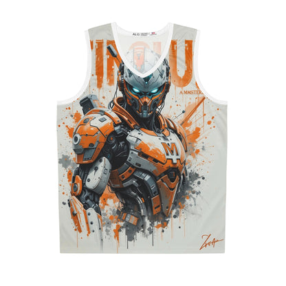 Futuristic Basketball Jersey | Cool Robot Design for Sports Fans