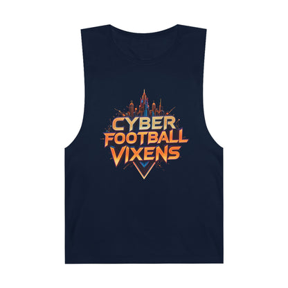 Unisex Cyber Football Vixens Tank Top - Cool Graphic Tee for Tech and Sports Fans
