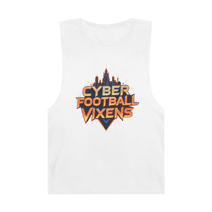Unisex Cyber Football Vixens Tank Top - Cool Graphic Tee for Tech and Sports Fans