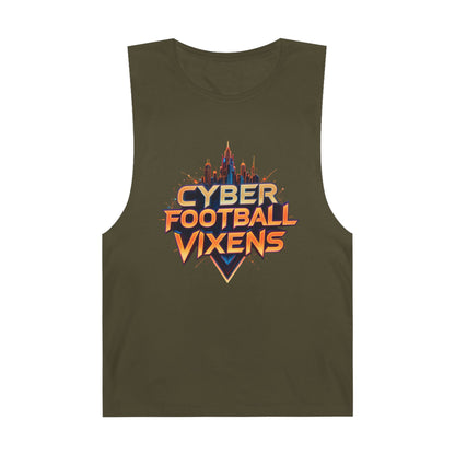 Unisex Cyber Football Vixens Tank Top - Cool Graphic Tee for Tech and Sports Fans