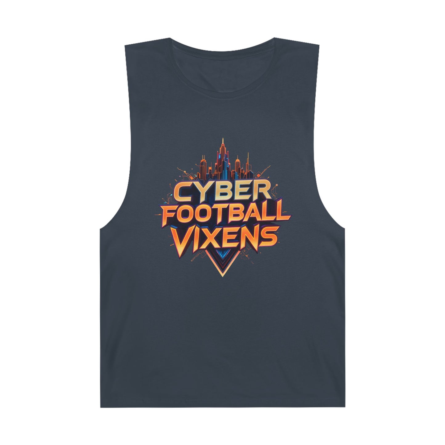Unisex Cyber Football Vixens Tank Top - Cool Graphic Tee for Tech and Sports Fans