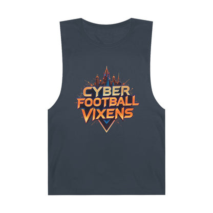 Unisex Cyber Football Vixens Tank Top - Cool Graphic Tee for Tech and Sports Fans
